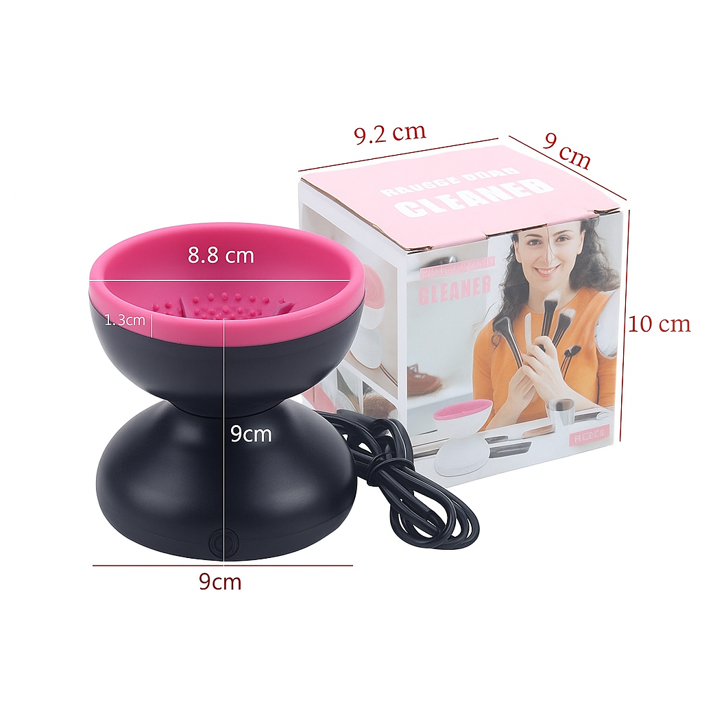 Limpiador eléctrico portátil de brochas de maquillaje USB