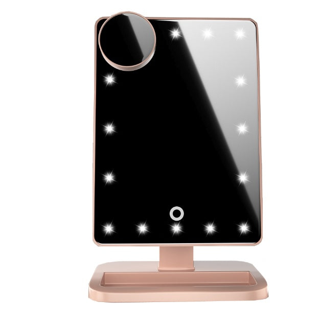 espejo con pantalla tactil 20 luces led