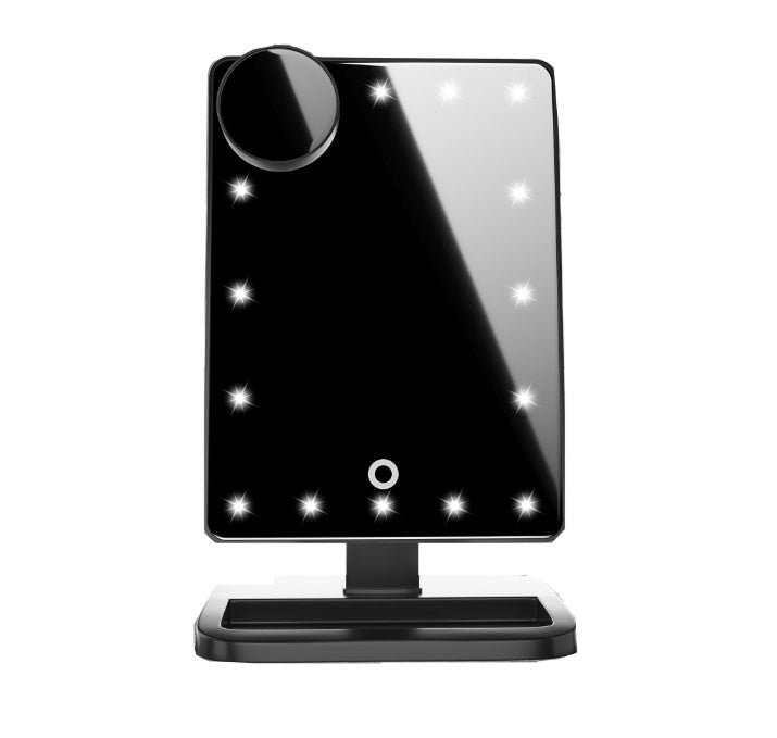 espejo con pantalla tactil 20 luces led
