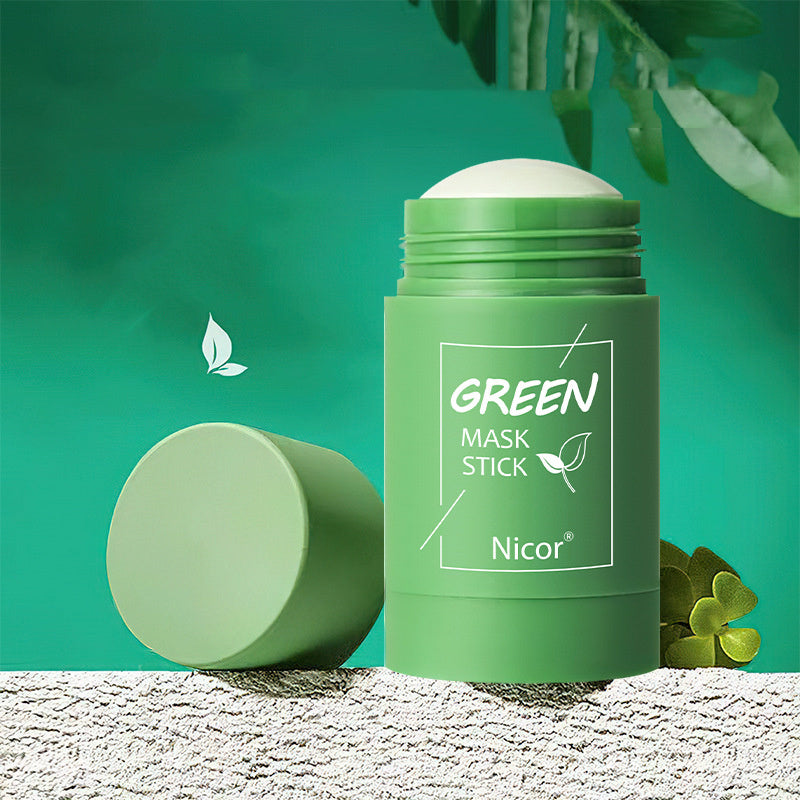 Mascarilla en Barra de Té Verde & Arcilla – Control de grasa, antiacné y luminosidad.
