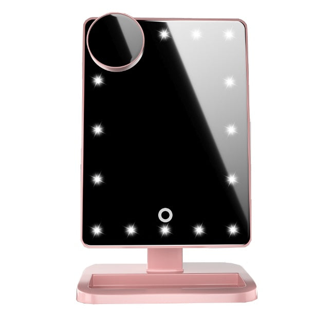 espejo con pantalla tactil 20 luces led