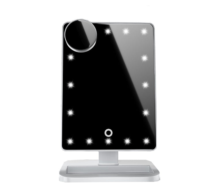 espejo con pantalla tactil 20 luces led