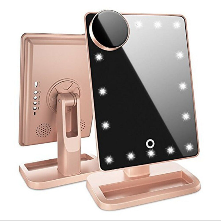 espejo con pantalla tactil 20 luces led