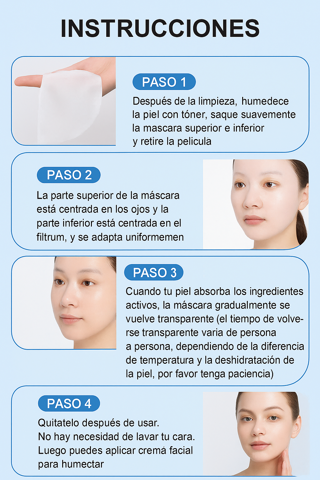 Mascarilla Facial Hidratación Profunda
